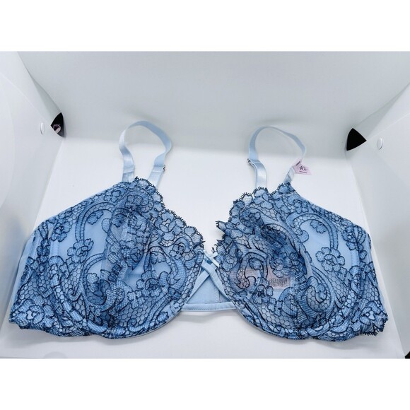 Victoria's Secret Nwt Dream Angels Blue Unlined Uplift w/ Sling Bra 40C - Picture 4 of 10